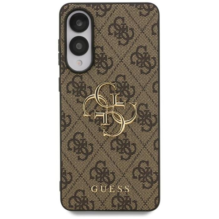 Guess - Guess Galaxy S25 Edge Mobilskal Big 4G Logo Classic - Brun
