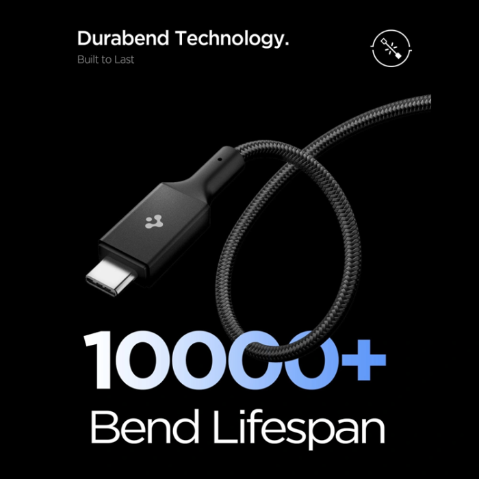 Spigen - Spigen USB-C till USB-C 100W Kabel 150cm EB10015CC