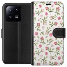 Gustaf - Pl&aring;nboksfodral till Xiaomi 13 Pro med Blommigt