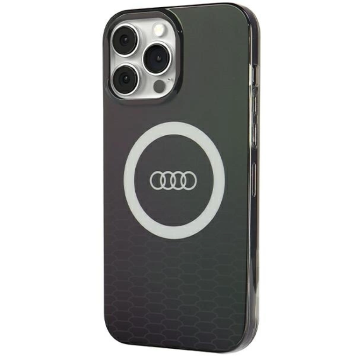 Audi - Audi iPhone 13/13 Pro Mobilskal Magsafe IML Big Logo - Svart