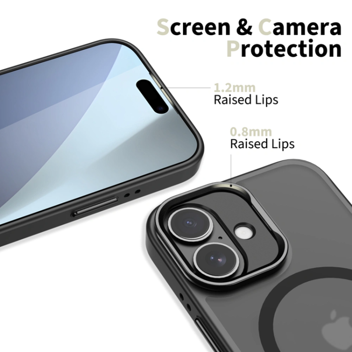 Tech-Protect - Tech-Protect iPhone 17 Mobilskal Magsafe Kickstand - Matte Svart