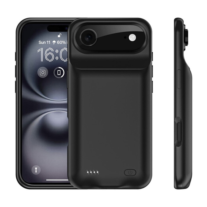 A-One Brand - iPhone 17 Air Batteriskal 6000mAh - Svart