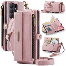 Caseme - CaseMe Pl&aring;nboksfodral f&ouml;r Samsung Galaxy S26 Ultra Konstl&auml;der RFID - Rosa