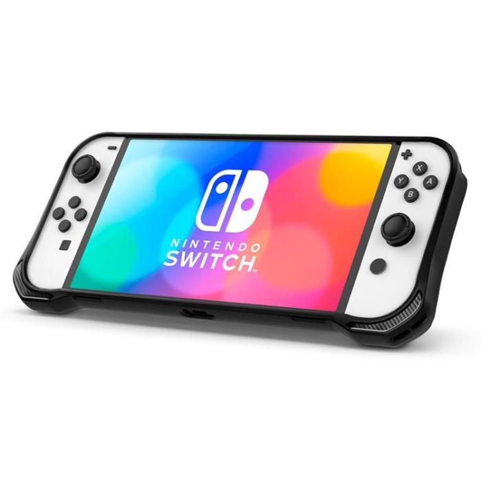 UTGATT - Spigen Rugged Armor Skal Nintendo Switch OLED - Matte Svart