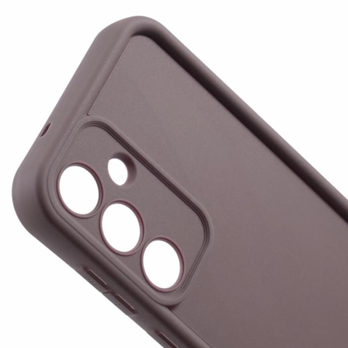 OEM - Mobilskal för Samsung Galaxy S26 Plus Grooved Design TPU - Brun