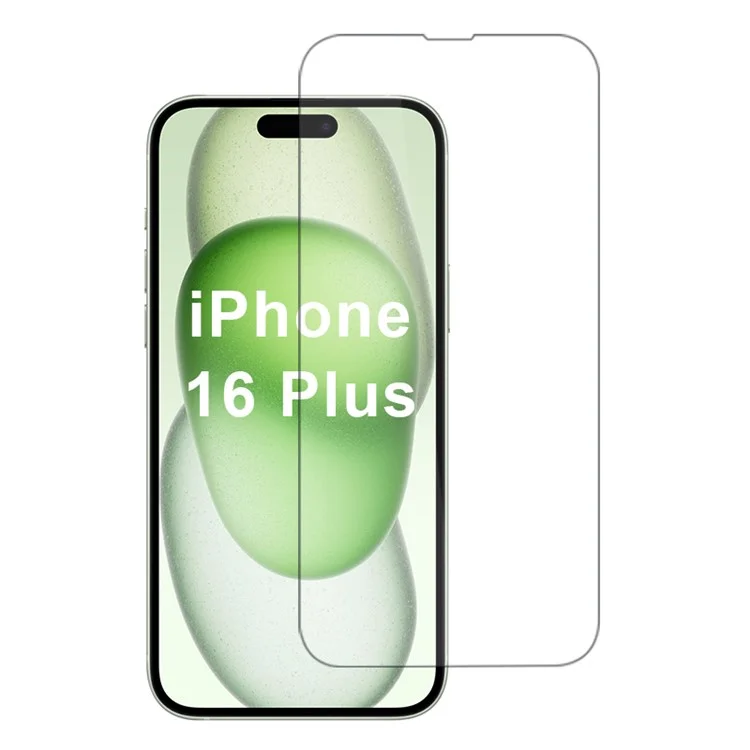 Forever iPhone 16 Plus Härdat Glas Skärmskydd 2.5D - Clear | 5468 | AlltMobil