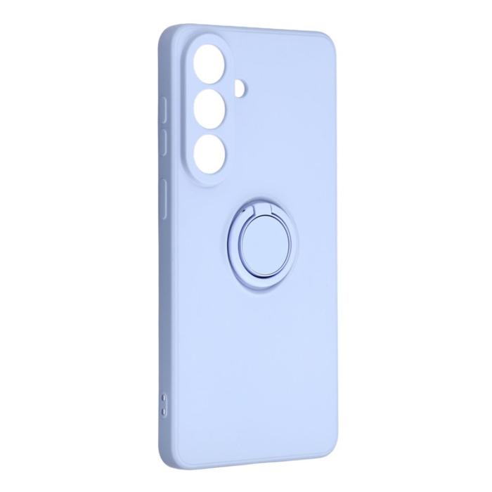 OEM - Mobilskal för Samsung Galaxy S26 Silikon med Ring Kickstand - Ljuslila