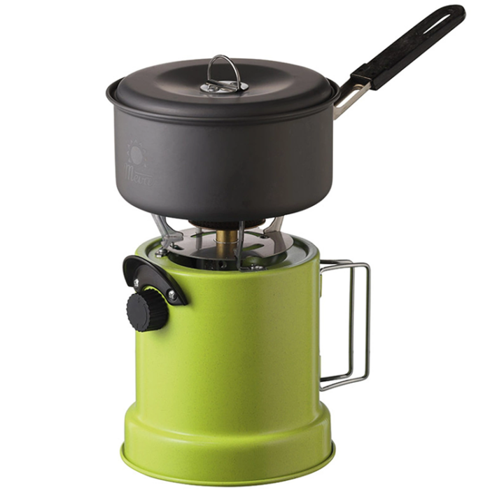 Meva - Meva 2in1 Turistkamin med Värmare För VATOP Gaspatroner