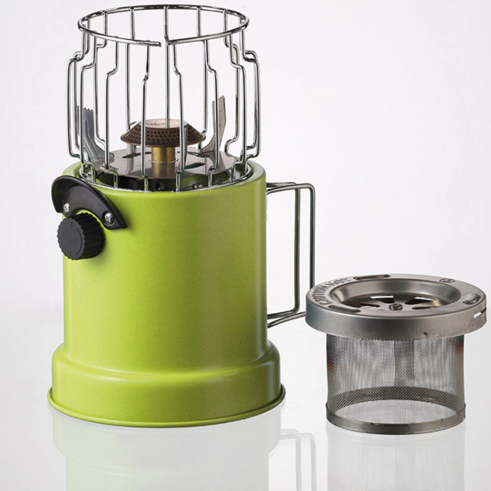 Meva - Meva 2in1 Turistkamin med Värmare För VATOP Gaspatroner