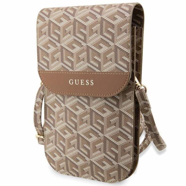 Guess Halsbandsfodral GCube Stripe - Brun | 2353 | AlltMobil
