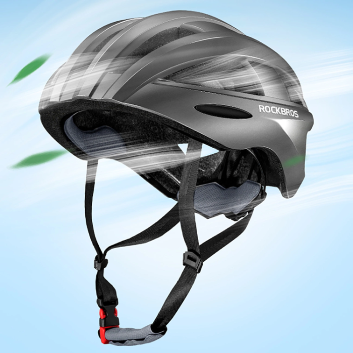 Rockbros - Rockbros Cykelhjälm med Inbyggt Lampa - Rosa