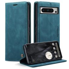 Caseme - CASEME 013 Series Google Pixel 8 Pro Pl&aring;nboksfodral Konstl&auml;der Bl&aring;