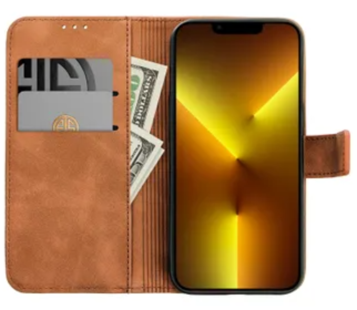 OEM - Galaxy S24 Plånboksfodral Tender - Brun