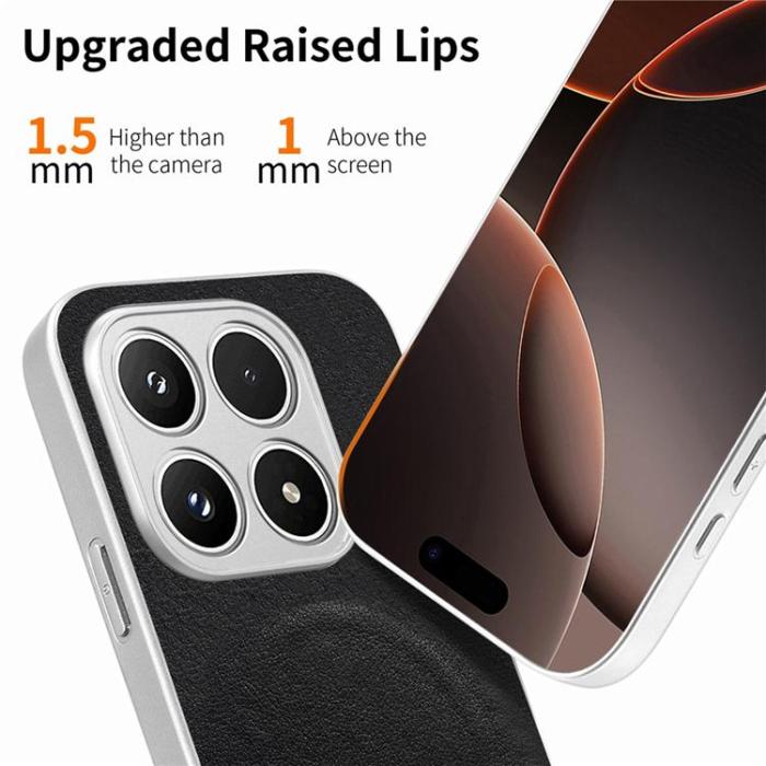 A-One Brand - Mobilskal för Xiaomi 17 Magnetisk PU-läder Butterfly Bow Pattern