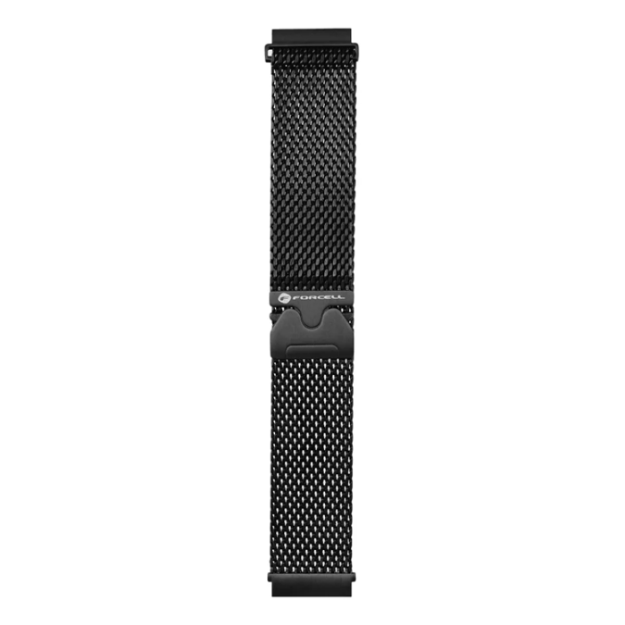 Forcell - Forcell Galaxy Watch 20mm Armband Magnetic Steel - Svart