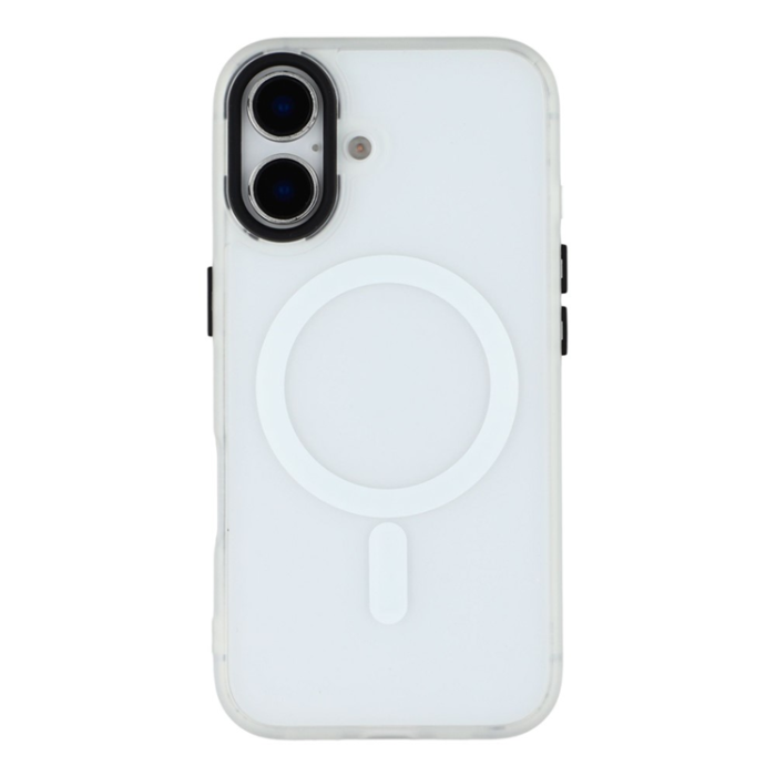 A-One Brand - iPhone 17 Mobilskal MagSafe Skin Touch - Transparent Vit