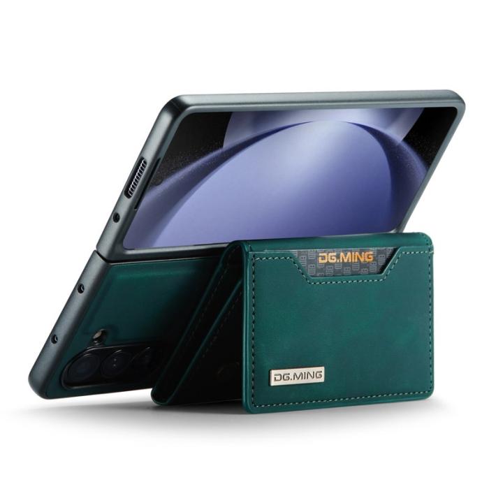 DG.MING - DG.MING M2 Kickstand Plånboksfodral Samsung Galaxy Z Fold5 Grön