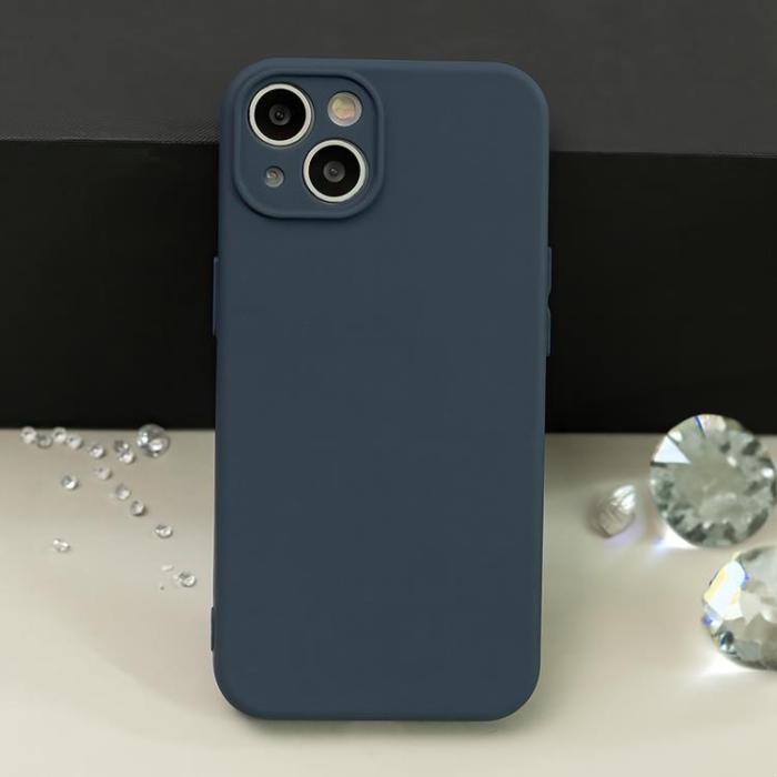 OEM - Galaxy S25 Mobilskal Silikon - Mörkblå