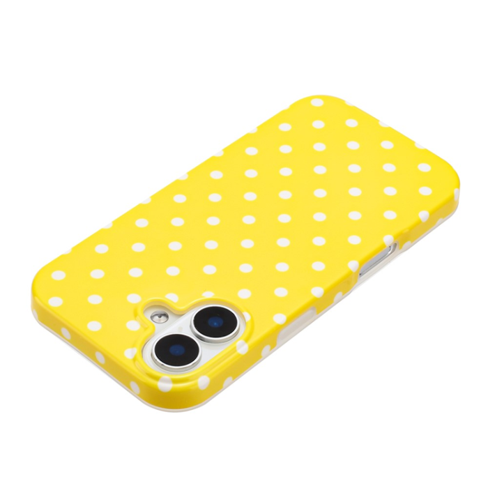A-One Brand - iPhone 17 Mobilskal Dot Design Imd Tpu - Gul