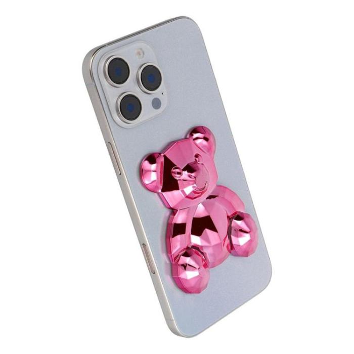 A-One Brand - Mobilställ Stick-on BEAR - Rosa