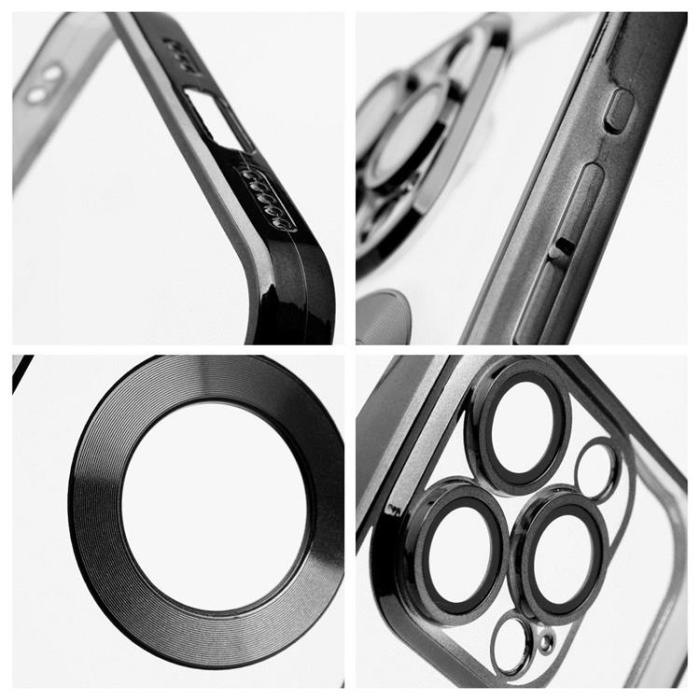 OEM - iPhone 16 Pro Mobilskal Glam - Svart