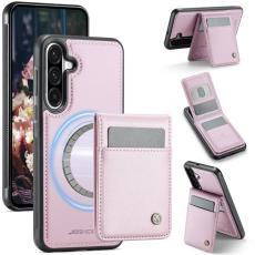JEEHOOD - JEEHOOD J06 Fodral f&ouml;r Samsung Galaxy A56 5G MagSafe Rosa