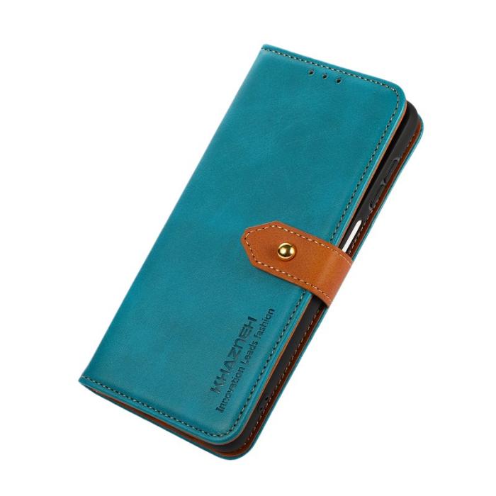 KHAZNEH - KHAZNEH Xiaomi 17 Pro Max Plånboksfodral Konstläder - Blå