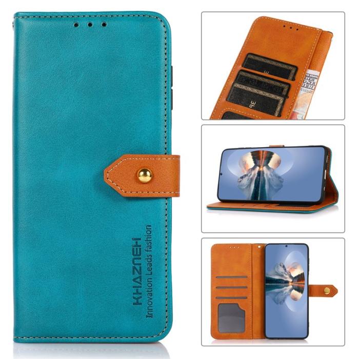 KHAZNEH - KHAZNEH Xiaomi 17 Pro Max Plånboksfodral Konstläder - Blå