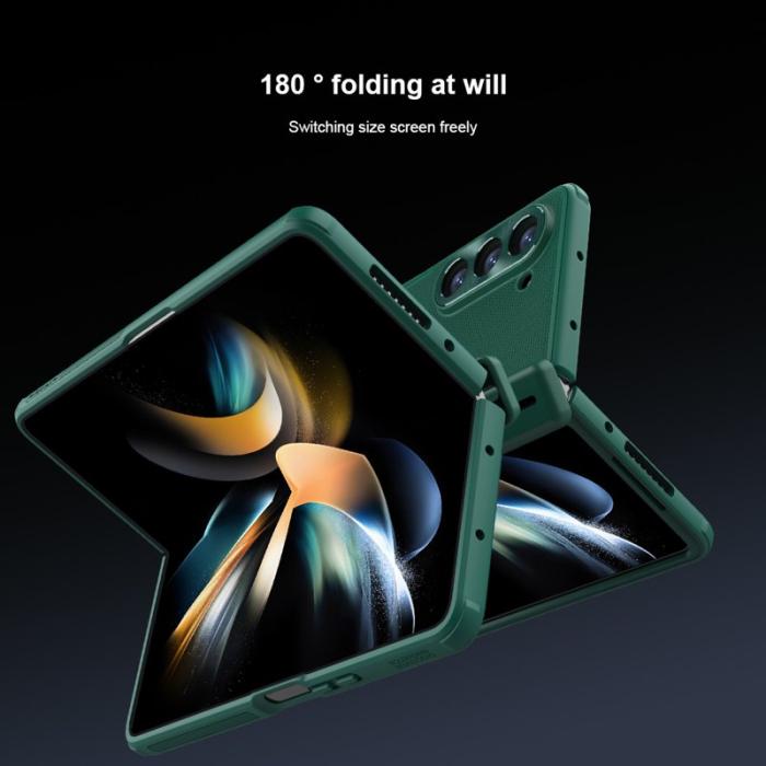 Nillkin - NILLKIN Super Frosted Shield Fold Samsung Galaxy Z Fold5 Fodral Grön
