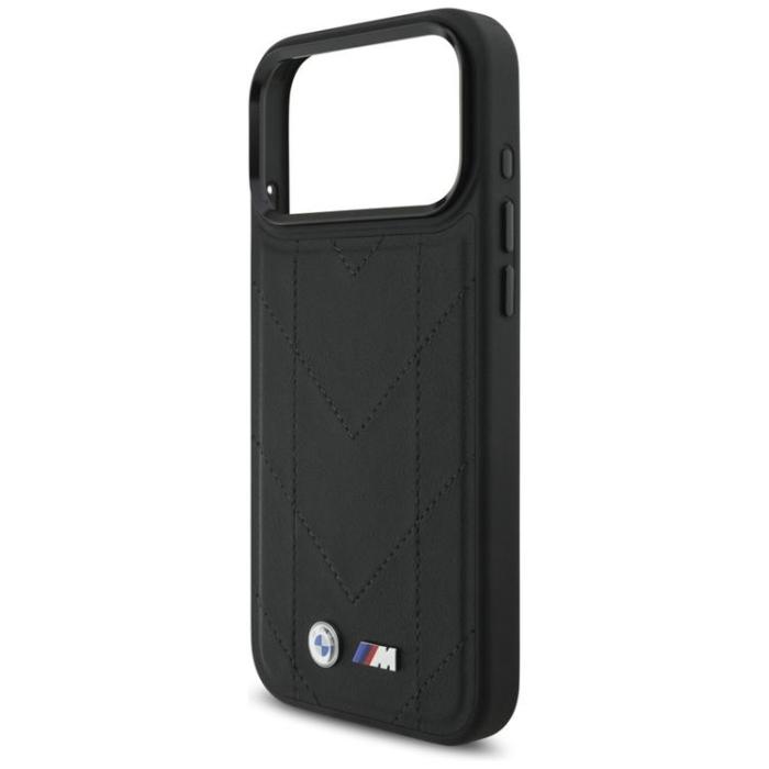 BMW - BMW iPhone 17 Pro Max Mobilskal MagSafe M Quilted Logo