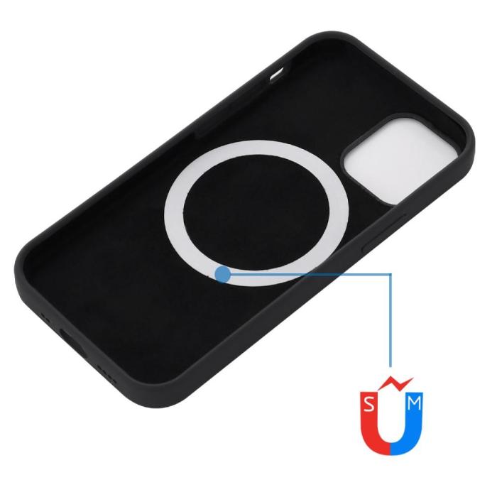 OEM - MagSafe Liquid Silicone Skal iPhone 13 - Grön