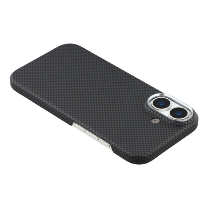 A-One Brand - iPhone 17 Mobilskal MagSafe Carbon Fiber - Svart