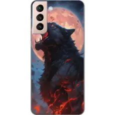 Gustaf - Mobilskal till Samsung Galaxy S21 med Ylande varg