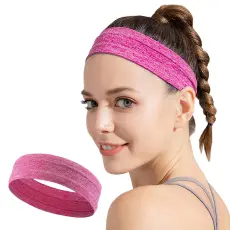 OEM - Elastic Fabric Pannband Running Fitness - Rosa