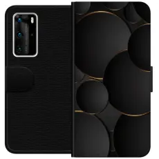 Gustaf - Pl&aring;nboksfodral till Huawei P40 Pro med Lyxig Cirklar