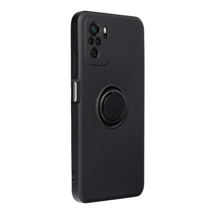 Forcell - Forcell Xiaomi Redmi Note 11/11S Skal Silikon Ring - Svart