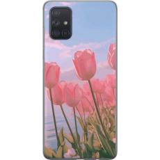 iSecrets - Mobilskal till Samsung Galaxy A71 med Rosa Tulpaner