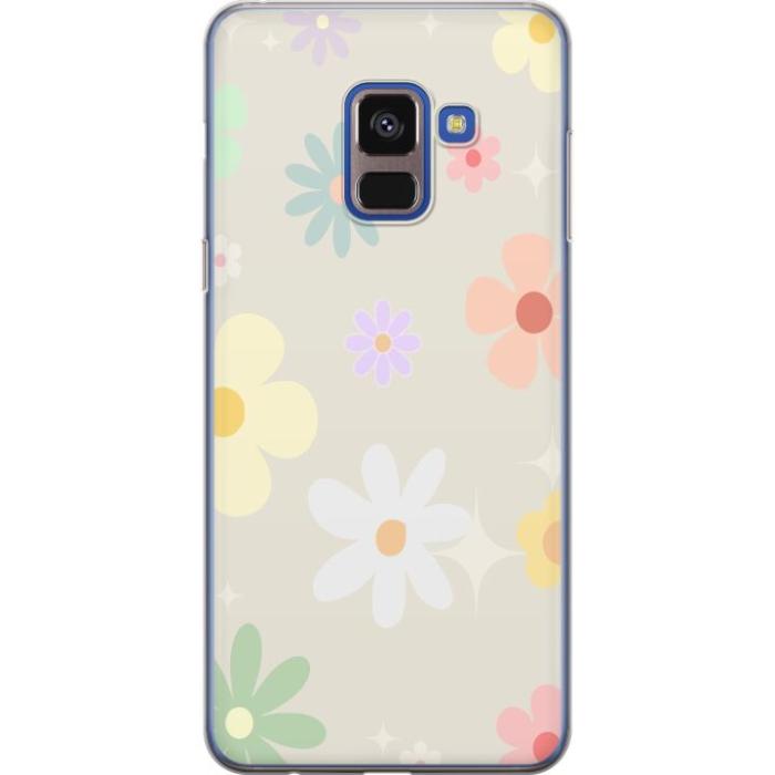 iSecrets - Mobilskal till Samsung Galaxy A8 (2018) med fejdande blommor