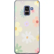 Gustaf - Mobilskal till Samsung Galaxy A8 (2018) med fejdande blommor