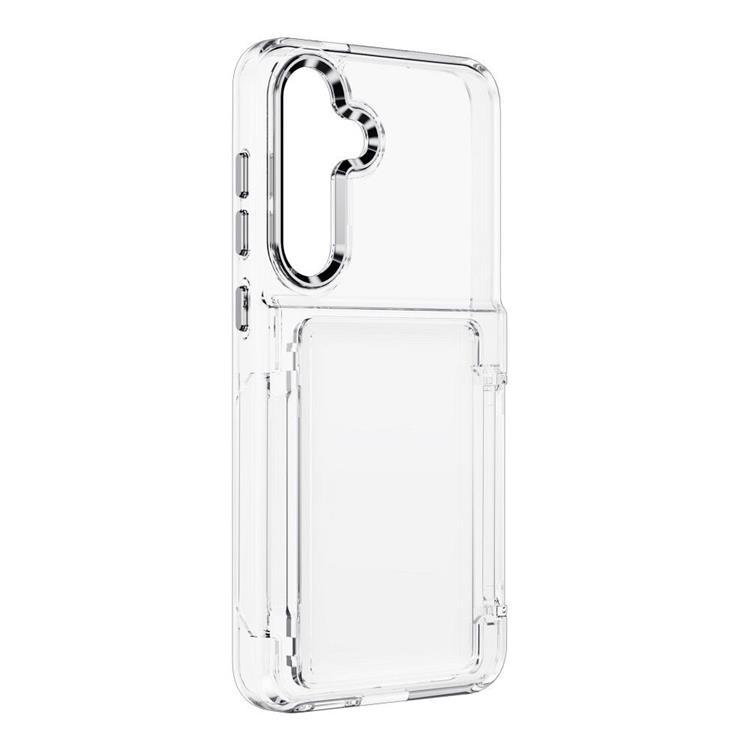 Forcell Galaxy S24 Plus Mobilskal Korthållare Crysral - Transparent | 2353 | AlltMobil