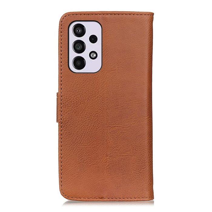KHAZNEH - KHAZNEH Magnetic Plånboksfodral Galaxy A33 5G - Brun