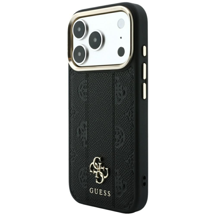 Guess - Guess Mobilskal För iPhone 18 Pro Max/17 Pro Max Magsafe Stripe Peony 4G Logo