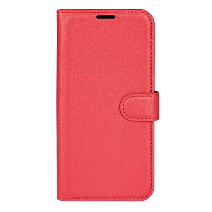 Amorus - AMORUS OnePlus 15 Plånboksfodral Litchi Shockproof - Röd