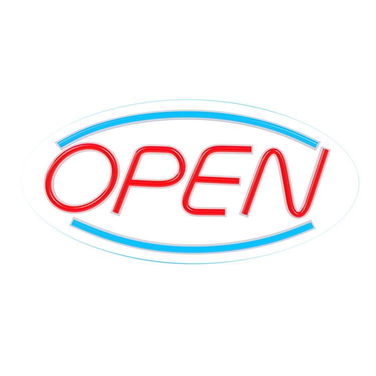 Forever Light LED Neon PLEXI OPEN FPNE04X - Blå/Röd | 264 | AlltMobil