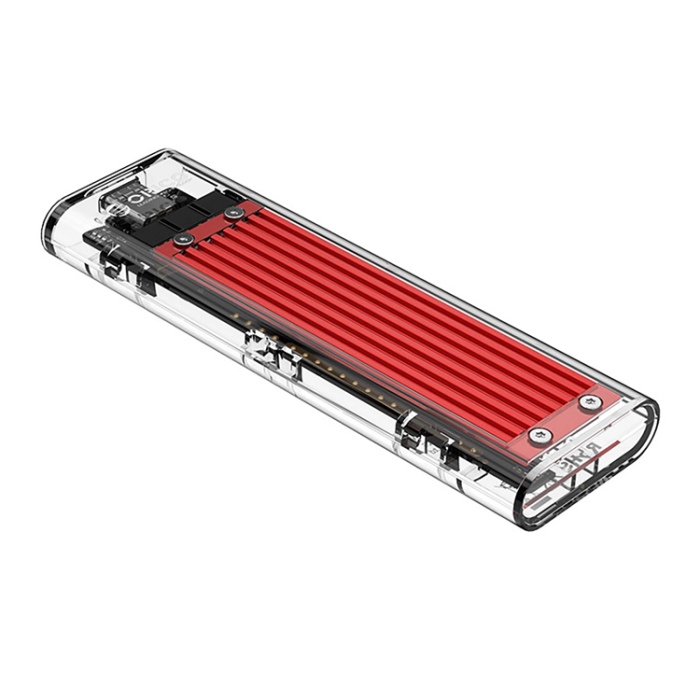 ORICO - Orico Diskenhet M.2 NVME till USB-C 10Gb/s TCM2-C3 - Röd