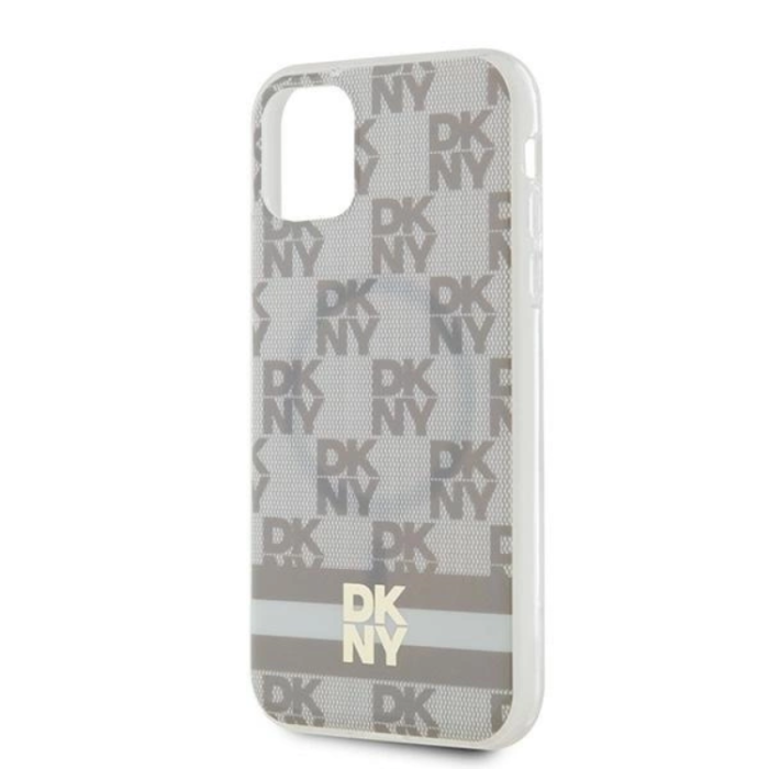 DKNY - DKNY iPhone 11/XR Mobilskal Magsafe IML Checkered Mono