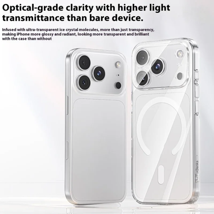 Benks - Benks iPhone 17 Pro Max Mobilskal MagSafe Ultra Thin - Transparent