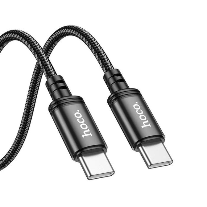 Hoco - HOCO USB-C till USB-C Kabel PD 3A 60W X91 3 m - Svart