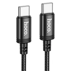 Hoco - HOCO USB-C till USB-C Kabel PD 3A 60W X91 3 m - Svart