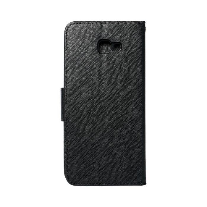 OEM - Galaxy J4 Plus Plånboksfodral Fancy Eco Läder - Svart
